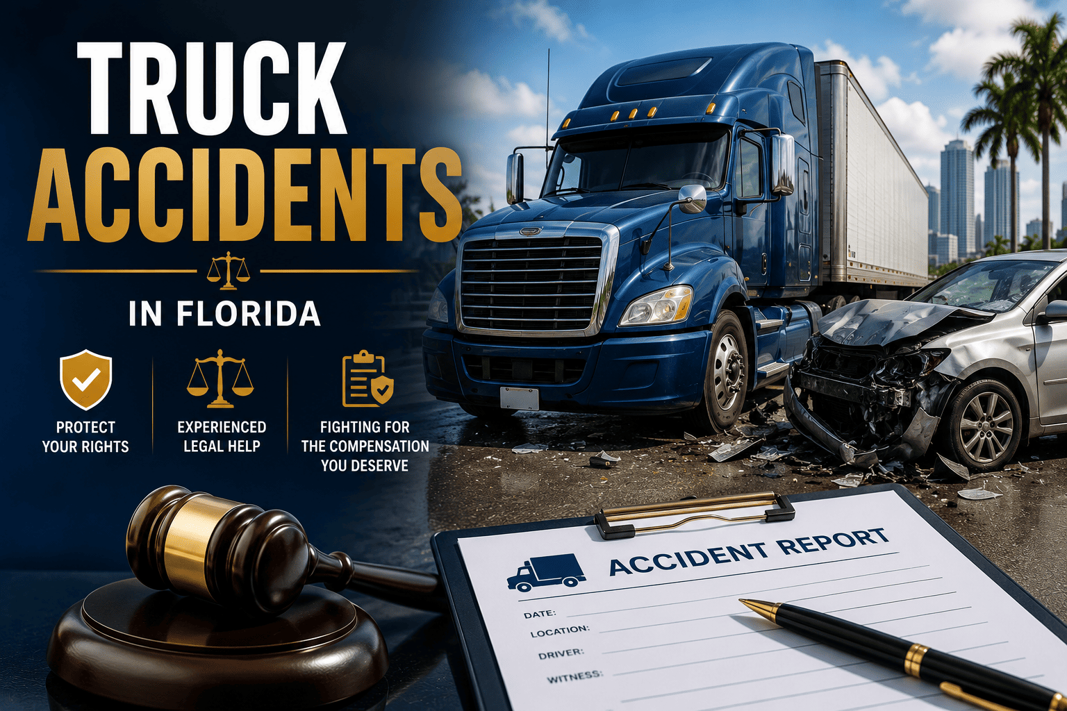 Truck Accidents in Florida: Who Can Be Held Liable for Your Injuries?